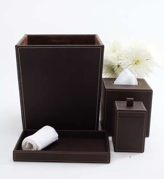 Executive Top-Stitch leatherette